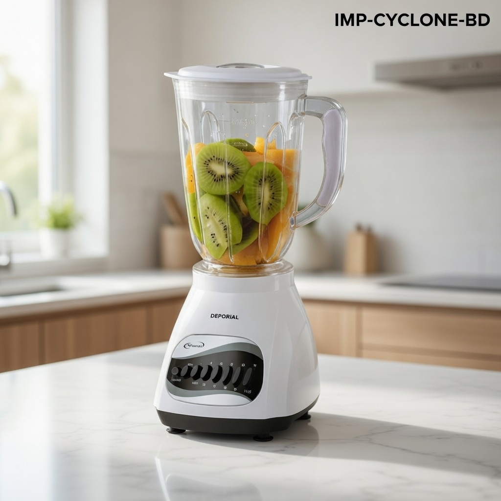 IMPERIAL 10 SPEED CYCLONE -- ADDED ATTACHMENT BLENDER PLASTIC - 400 WATTS (4)